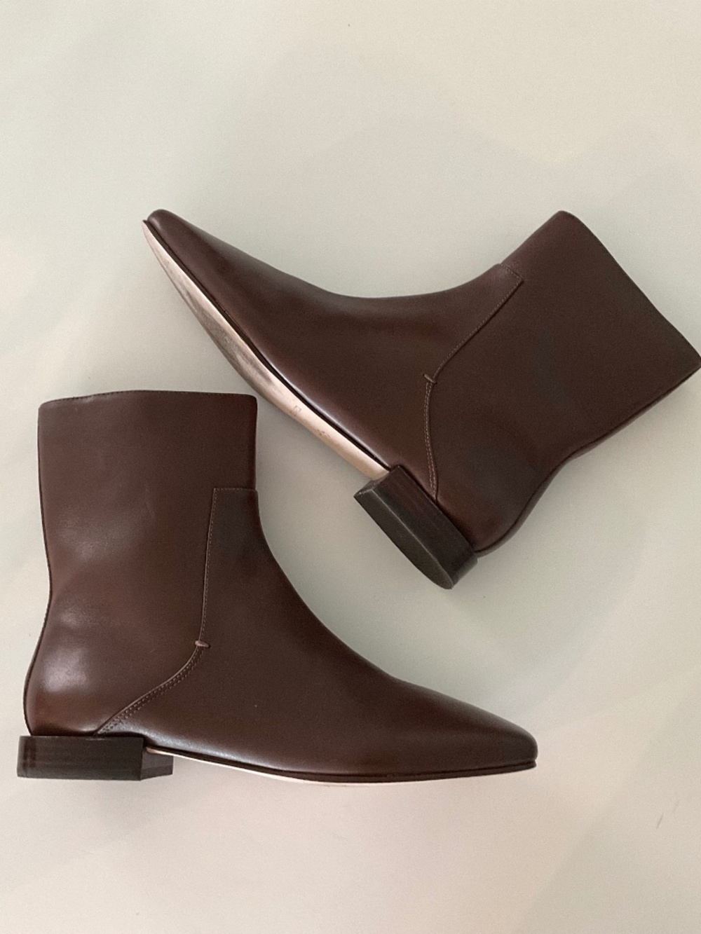 BERNARDO Pierce Ankle Bootie Brown Leather Size 8
